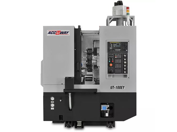 Accuway UT-100EY CNC Lathe Single Turret – Single Spindle