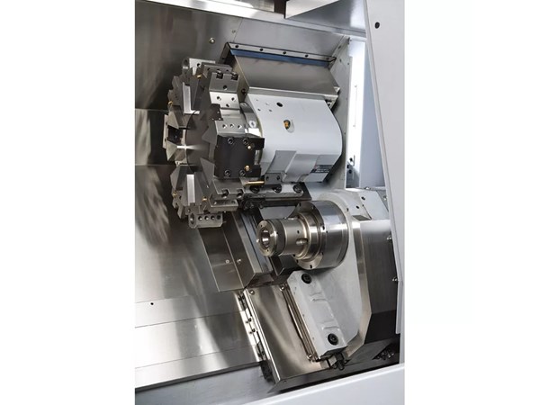 Accuway UT-200SM CNC Lathe Single Turret – Two Spindle