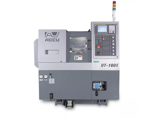 Accuway UT-100E CNC Lathe Single Turret – Single Spindle