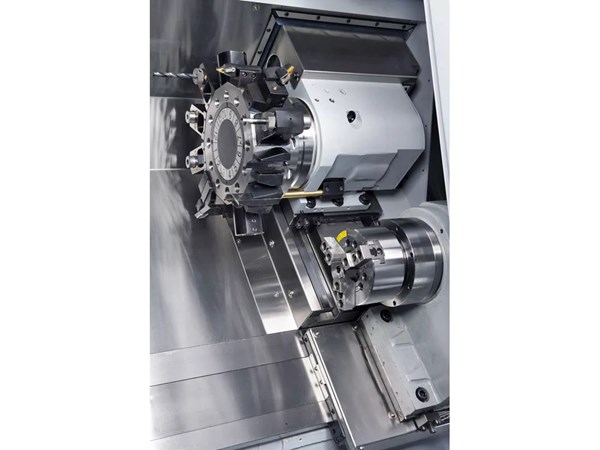 Accuway UT-200SM CNC Lathe Single Turret – Two Spindle