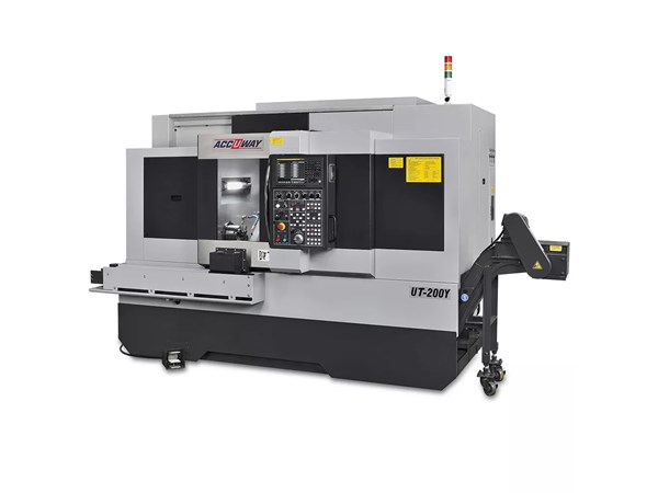 Accuway UA-200Y CNC Lathe Single Turret – Single Spindle