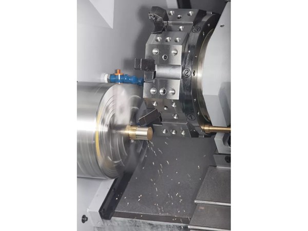 Accuway UT-100 CNC Lathe Integrated Loader Lathe