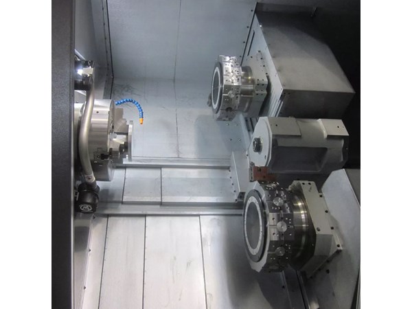 Accuway UZ-2000T2W CNC Lathe Two Turret – Single Spindle