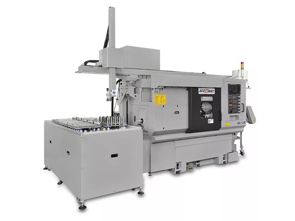 Accuway Plate Cyclic Type CNC Lathe Work Stocker