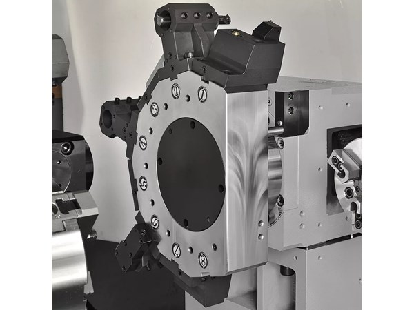 Accuway JL-51T2Y CNC Lathe Two Turret – Two Spindle