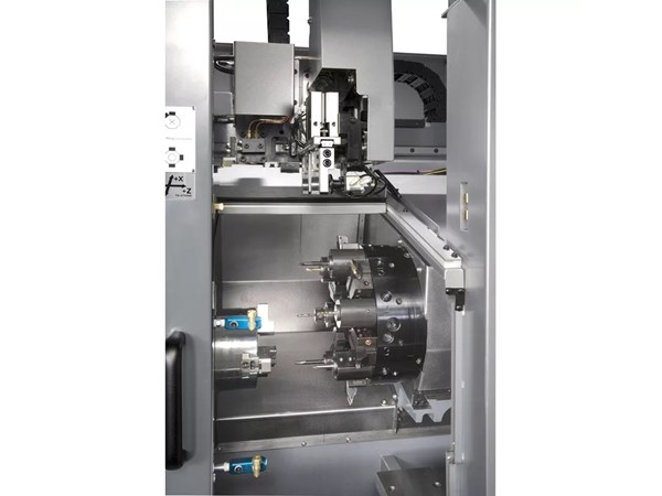 Accuway UT-100M CNC Lathe Integrated Loader Lathe