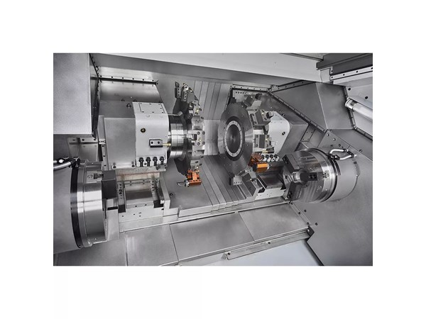 Accuway UA-250 CNC Lathe Two Turret – Two Spindle