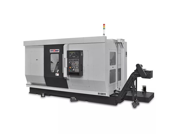 Accuway UA-1500T2Y2 CNC Lathe Two Turret – Two Spindle