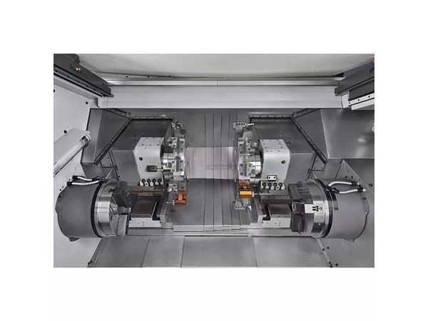 Accuway UA-250 CNC Lathe Two Turret – Two Spindle