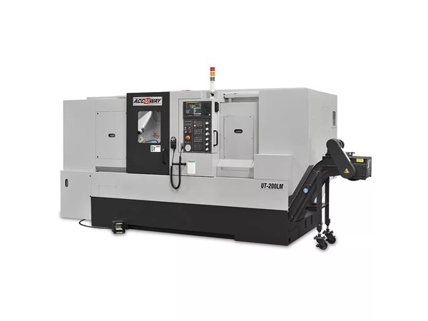 Accuway UT-200LM CNC Lathe Single Turret – Single Spindle