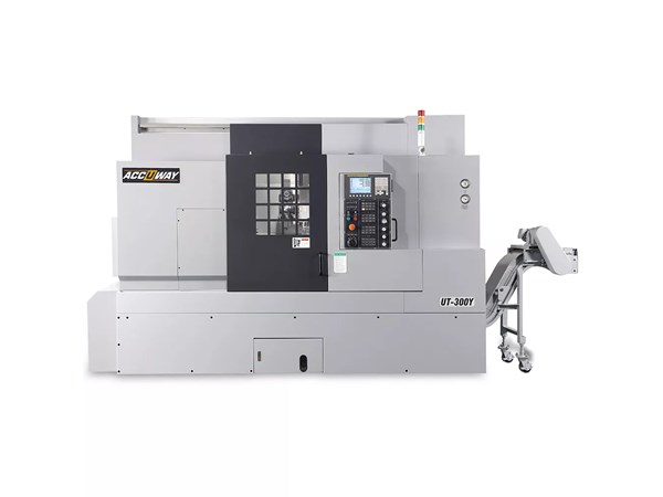 Accuway UT-300Y CNC Lathe Single Turret – Single Spindle