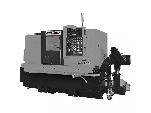 Accuway UL-15A CNC Lathe Two Turret – Single Spindle