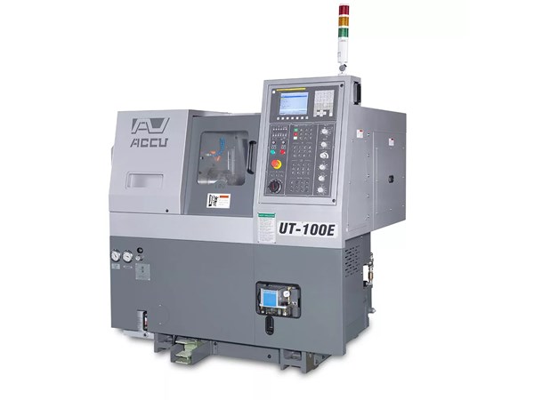Accuway UT-100E CNC Lathe Single Turret – Single Spindle
