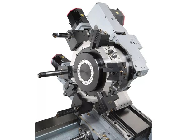 Accuway UT-300SY CNC Lathe Single Turret – Two Spindle