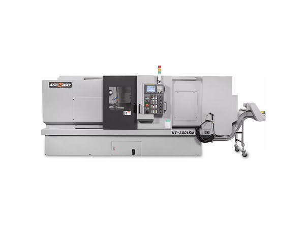 Accuway UT-300LS CNC Lathe Single Turret – Two Spindle