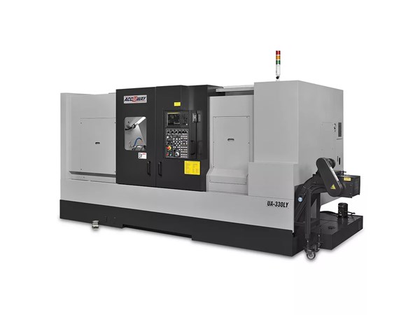 Accuway UA-330LY CNC Lathe Single Turret – Single Spindle
