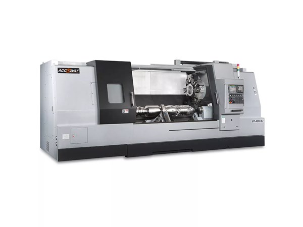 Accuway UT-400LX2 CNC Lathe Single Turret – Single Spindle