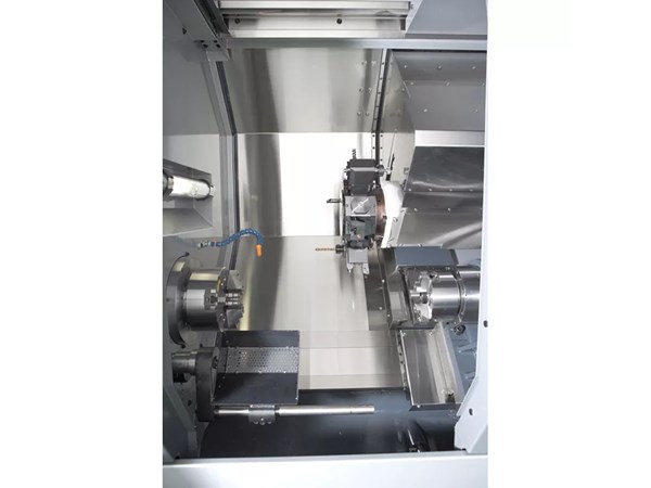 Accuway UT-200SY CNC Lathe Single Turret – Two Spindle