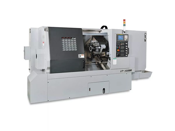 Accuway UT-300S CNC Lathe Single Turret – Two Spindle