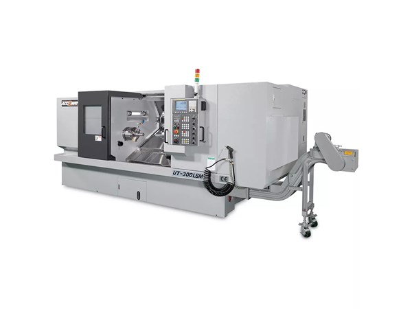 Accuway UT-300LS CNC Lathe Single Turret – Two Spindle