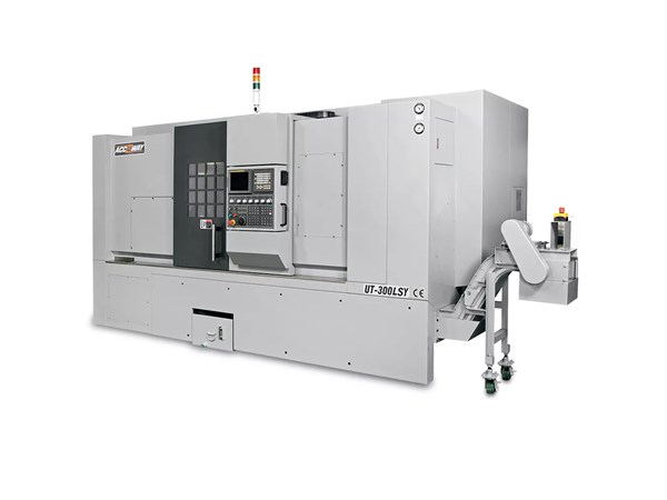 Accuway UT-300LSY CNC Lathe Single Turret – Two Spindle
