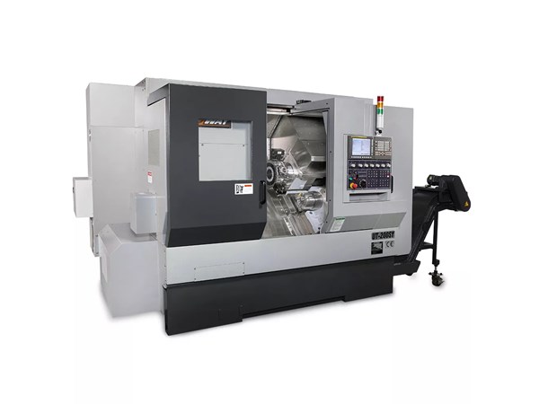 Accuway UT-200SY CNC Lathe Single Turret – Two Spindle