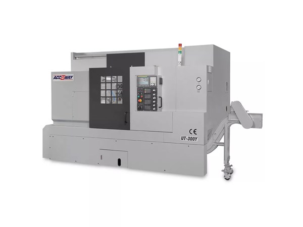 Accuway UT-300Y CNC Lathe Single Turret – Single Spindle