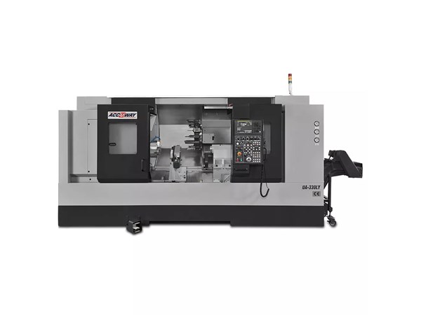 Accuway UA-330LY CNC Lathe Single Turret – Single Spindle
