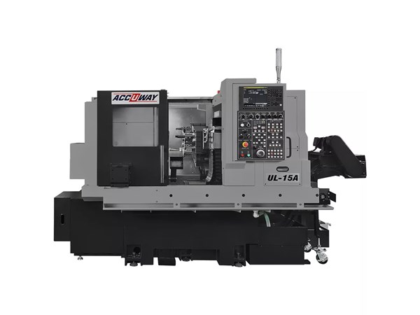 Accuway UL-15A CNC Lathe Two Turret – Single Spindle